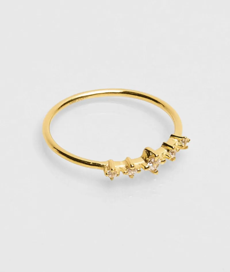 bague__zircons_blanc_0.webp Bague 5 Zircons Blanc^Une A Une Clearance