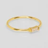 Bague crystal blanc^Une A Une Discount