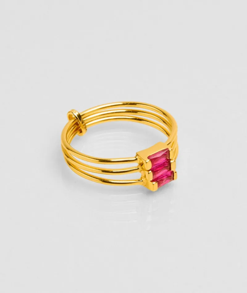 bague_crystal_triple_fuch_0.webp Bague Crystal Triple Fuchsia^Une A Une Outlet