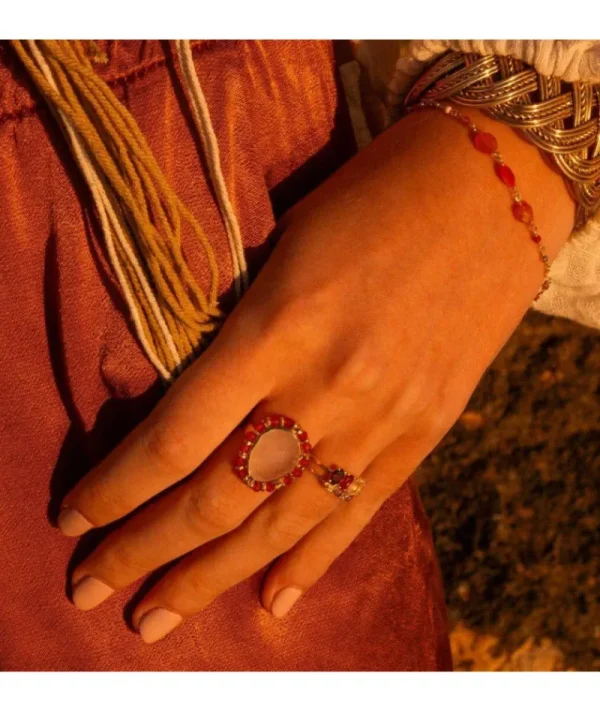 Bague Jaipur Blossom Émeraude^Une A Une Online