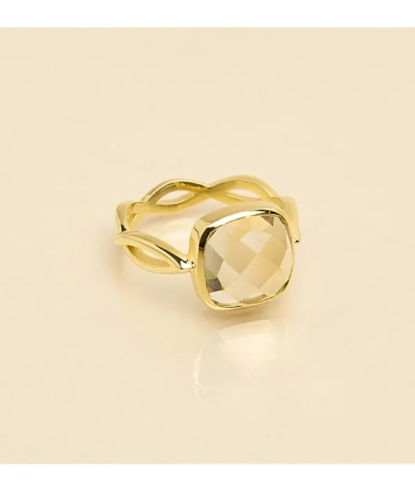 Bague La Tresse Citrine^Une A Une New