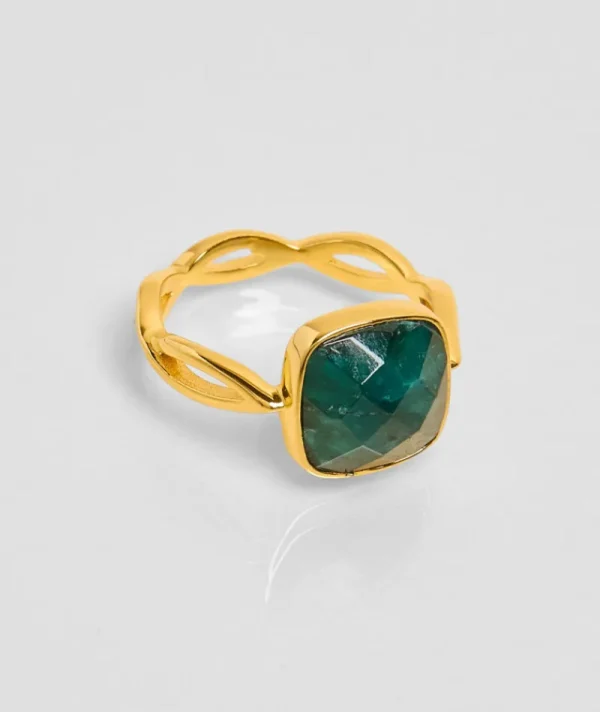 Bague La Tresse Emeraude^Une A Une Online