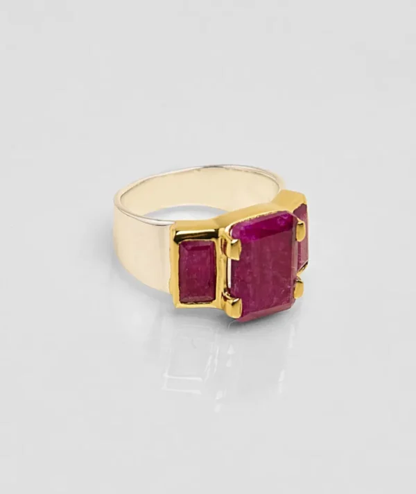 Bague Osiris Rubis^Une A Une Hot