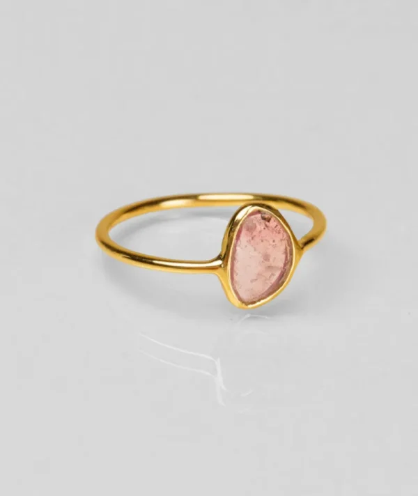 Bague Ovale Petite Tourmaline^Une A Une Hot