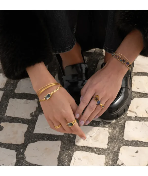 Bague Paradis Oeil De Tigre^Une A Une Discount
