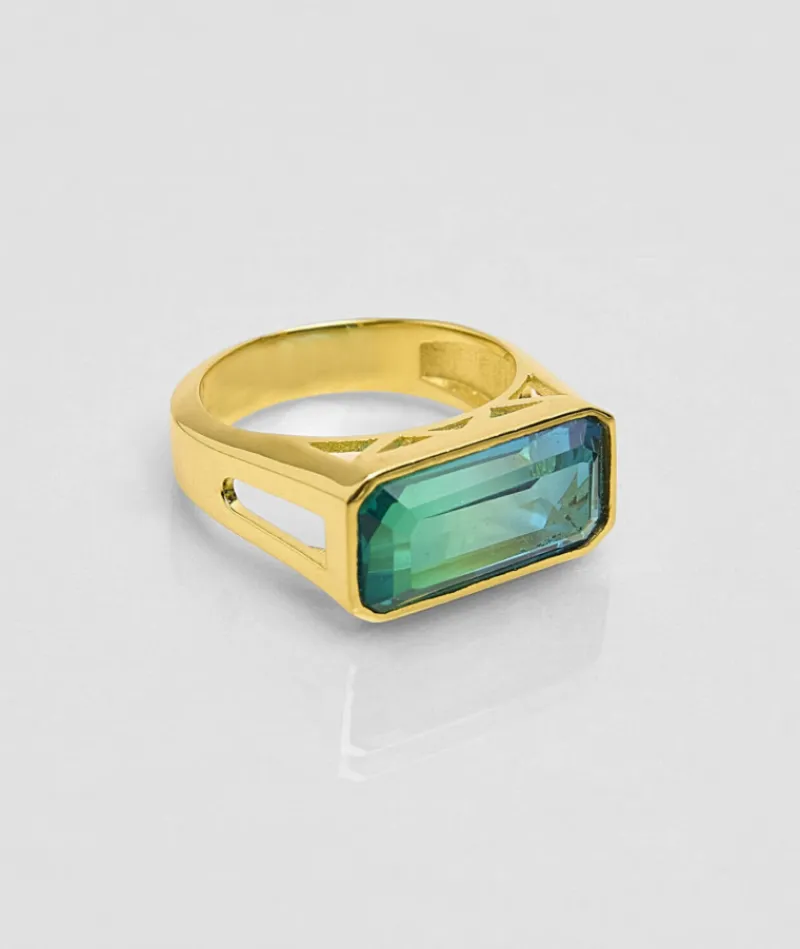 bague_rainbow_bleu_vert_0.webp Bague Rainbow Bleu Vert^Une A Une Fashion