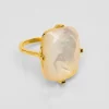 Bague Rectangle Nacre^Une A Une New