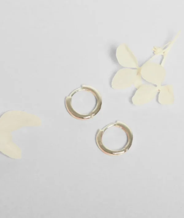 Bo mini creoles argent^Une A Une Fashion