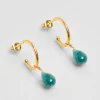 Boucles d'oreilles Goutte Emeraude^Une A Une Hot