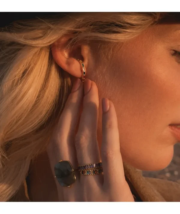 Boucles D'oreilles Las Vegas Noir^Une A Une Sale