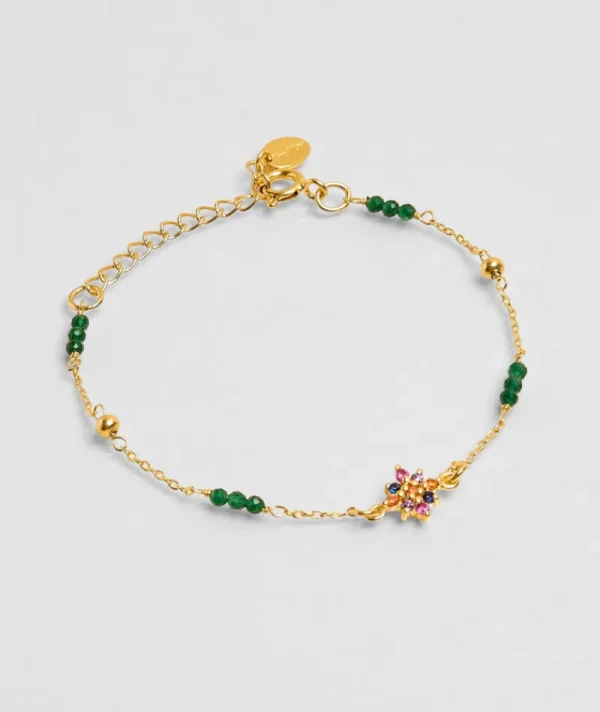 Bracelet Goa Fleur Emeraude^Une A Une Outlet