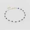Bracelet inde argent bleu marine^Une A Une Clearance