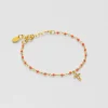 Bracelet inde croix corail^Une A Une Best