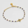 Bracelet Inde Flower Lapis^Une A Une Outlet