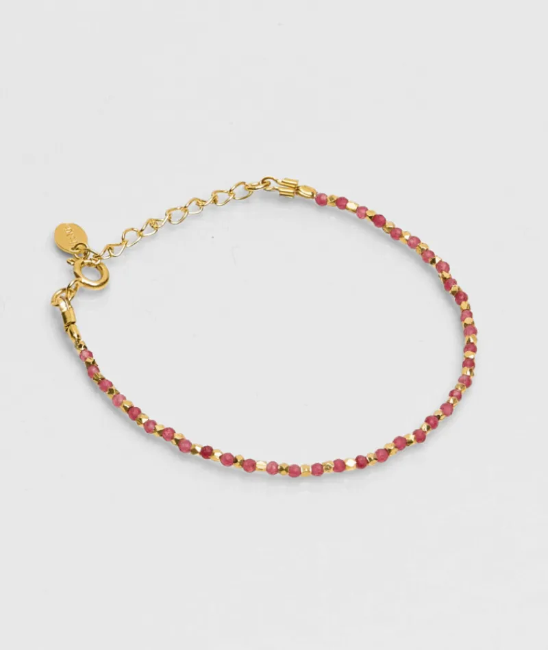bracelet_jaipur_agate_fus_0.webp Bracelet Jaipur Agate Fushia^Une A Une Clearance