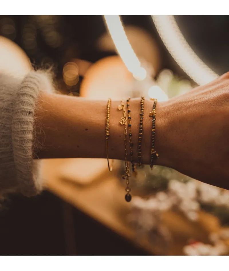 bracelet_jaipur_pyrite_2.webp Bracelet jaipur pyrite^Une A Une Fashion