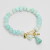 Bracelet Lollies Aqua Calcédoine^Une A Une Outlet