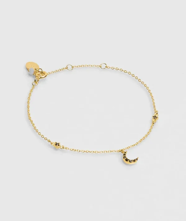 Bracelet Mini Moon Noir^Une A Une Online
