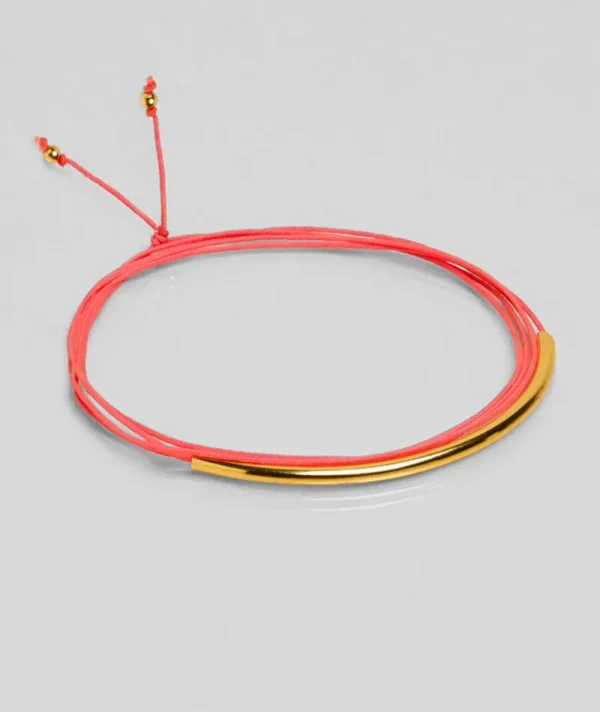 Bracelet Tube Rose Fluo^Une A Une Hot