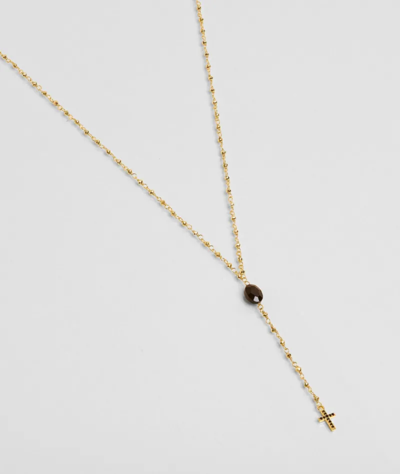chapelet_croix_pyrite_dor_0.webp Chapelet Croix Pyrite Dorée^Une A Une Hot