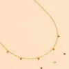 Collier 5 Gouttes Grenat^Une A Une Discount