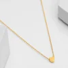 Collier coeur or^Une A Une Fashion