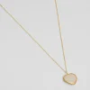 Collier Coeur Pierre De Lune^Une A Une Best