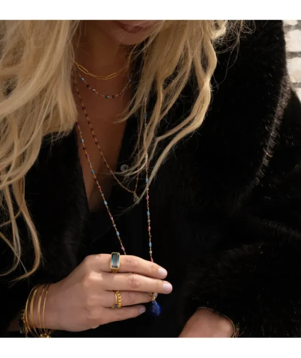 Collier Féerie Noir^Une A Une Discount