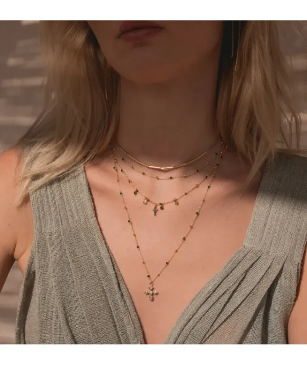 Collier Goa Bordeaux^Une A Une Hot