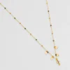 Collier Goa Charm Croix^Une A Une Hot