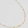 Collier Goa Croix Opale Rose^Une A Une Hot
