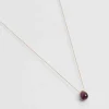 Collier Goutte Amethyste^Une A Une Clearance