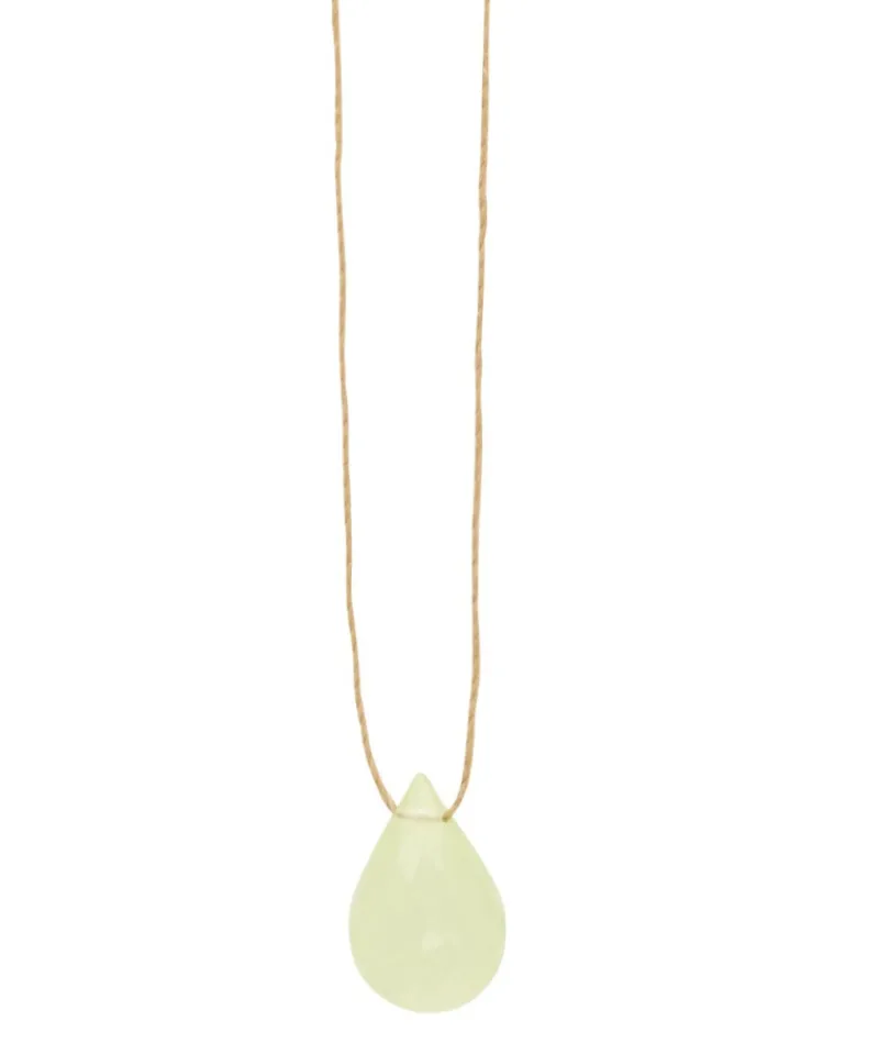 collier_goutte_calcdoine__1-1.webp Collier Goutte Calcédoine Verte^Une A Une Outlet