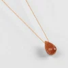 Collier Goutte Camel Brillante^Une A Une Fashion