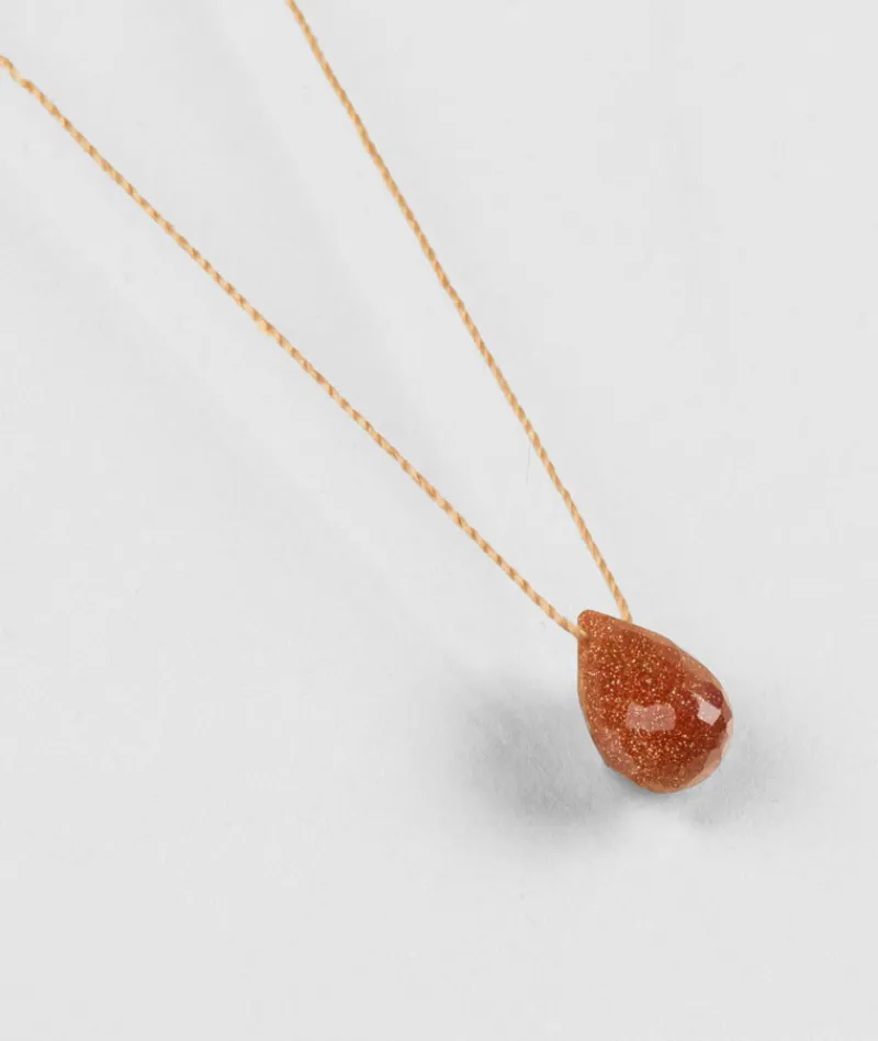 collier_goutte_camel_bril_0.webp Collier Goutte Camel Brillante^Une A Une Fashion
