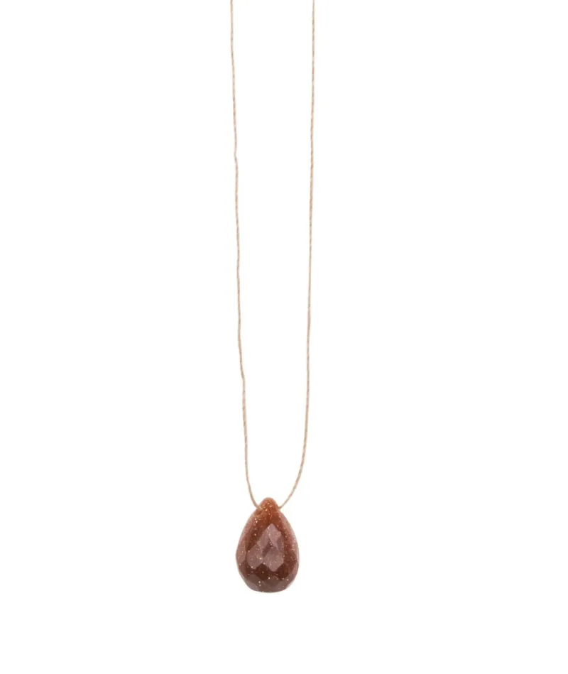 collier_goutte_camel_bril_1.webp Collier Goutte Camel Brillante^Une A Une Fashion