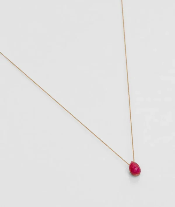 Collier Goutte Rubis^Une A Une Hot