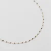 Collier inde argent pyrite^Une A Une Fashion