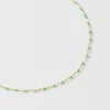 Collier inde chrysoprase^Une A Une Discount