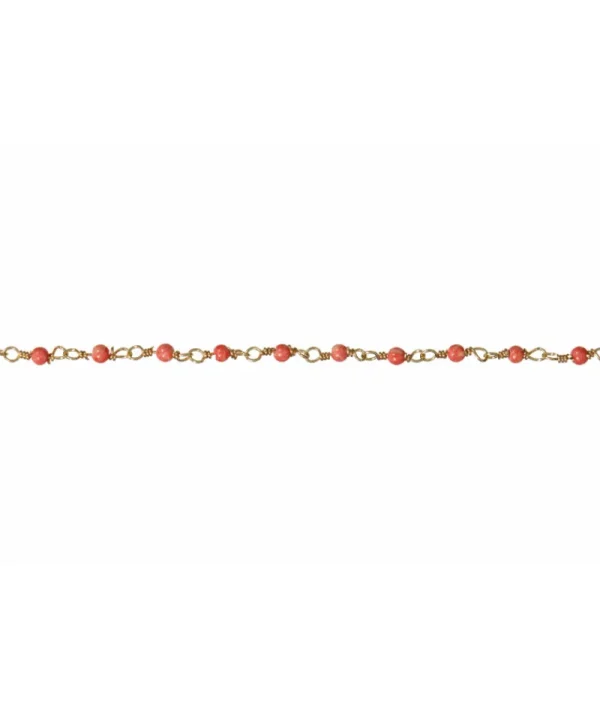 Collier inde corail^Une A Une New