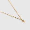 Collier inde croix pyrite^Une A Une New