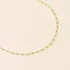 Collier inde enfant chrysoprase^Une A Une New
