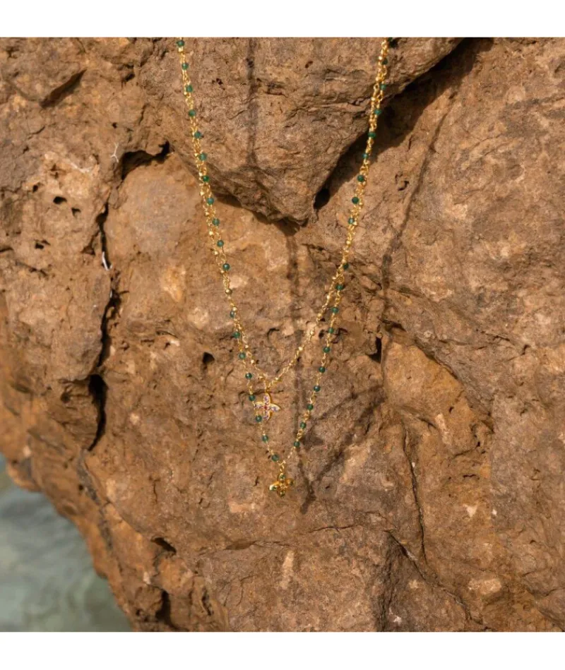 collier_inde_flower_pyrit_2.webp Collier Inde Flower Pyrite Dorée^Une A Une New
