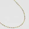 Collier Inde Gradient Vert^Une A Une Online
