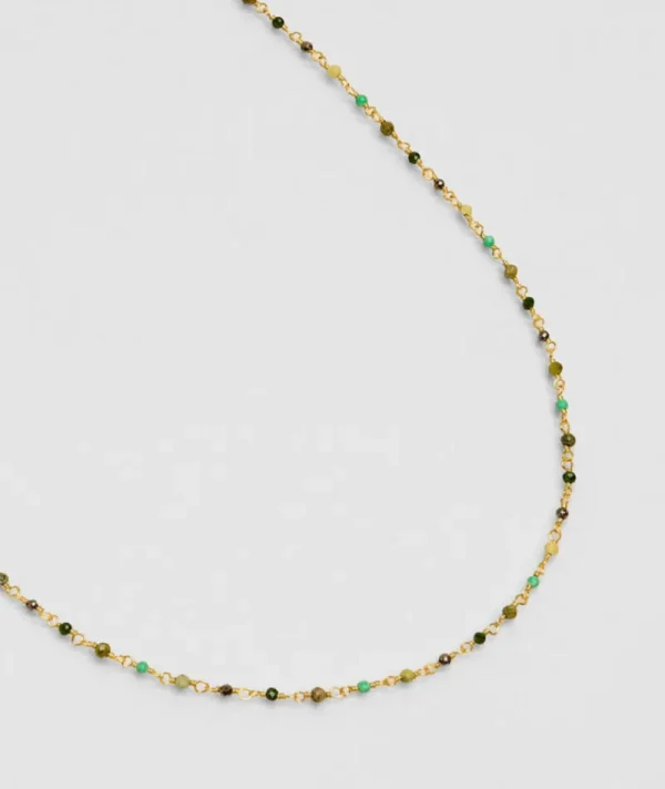 Collier Inde Gradient Vert^Une A Une Online