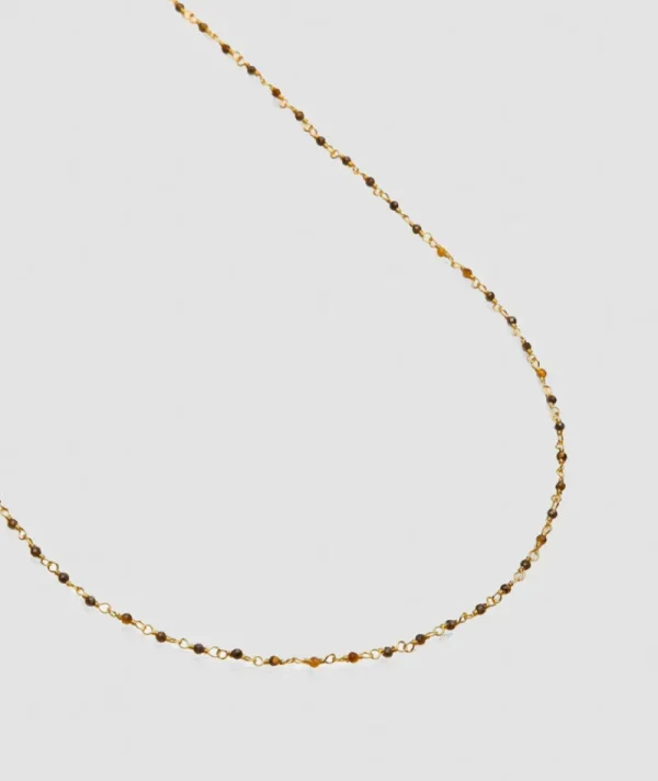 Collier Inde Oeil De Tigre^Une A Une New