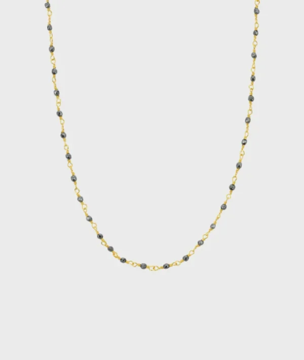 Collier inde pyrite^Une A Une Hot