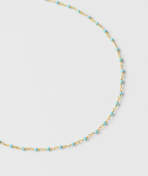 Collier inde turquoise^Une A Une Sale