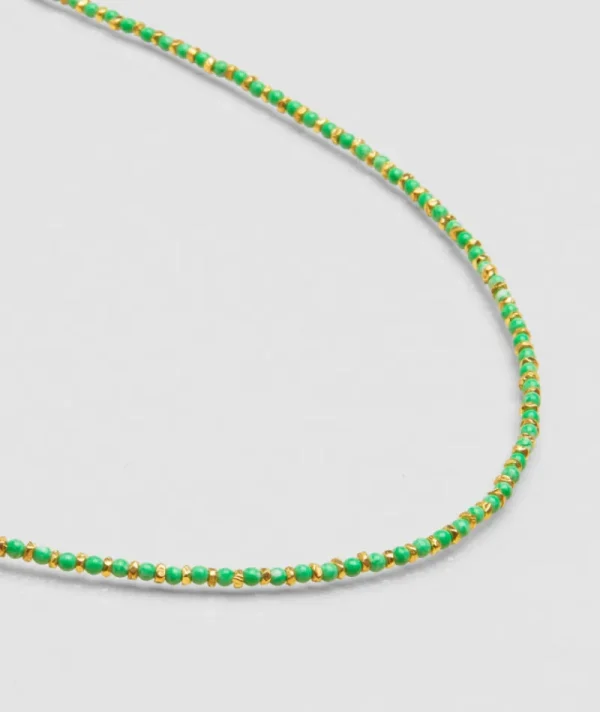 Collier jaipur chrysoprase^Une A Une Sale