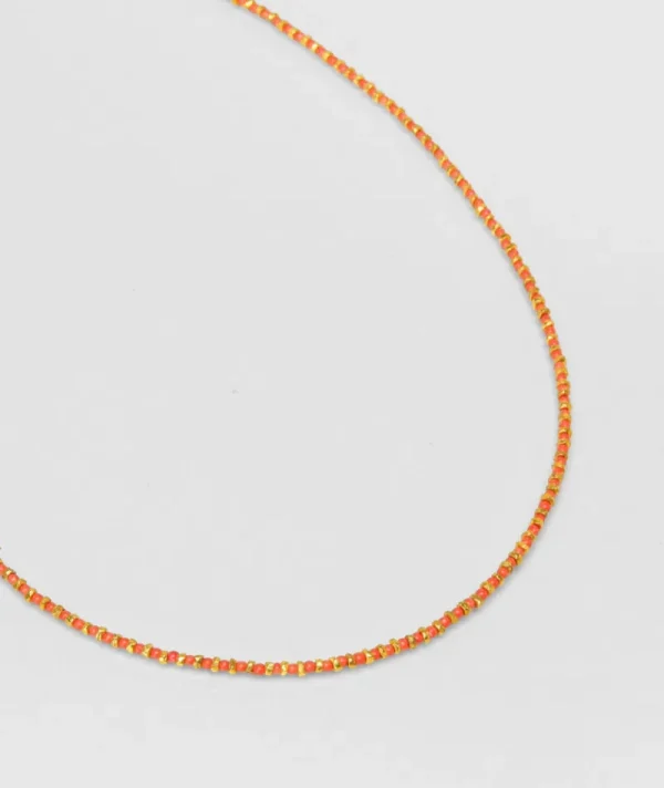 Collier jaipur corail^Une A Une Outlet
